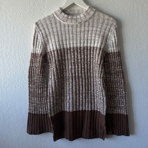 Splendid Flared Sleeve Ribbed Sweater
